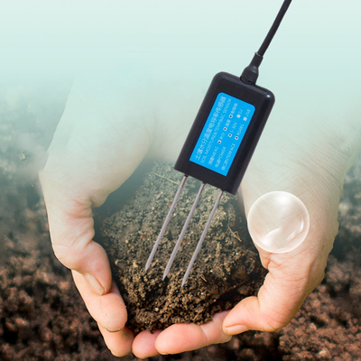 Sensor CE de température et d'humidité du sol RS485 en acier inoxydable 304 pour les tests d'humidité du sol