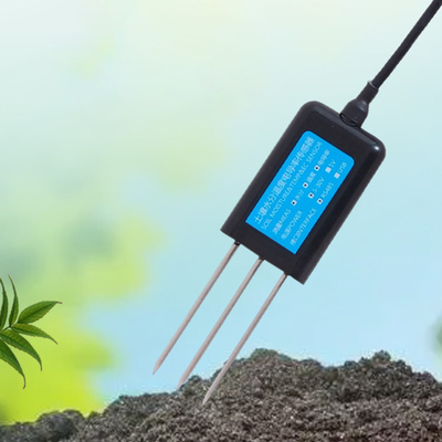 Sensor CE de température et d'humidité du sol RS485 en acier inoxydable 304 pour les tests d'humidité du sol