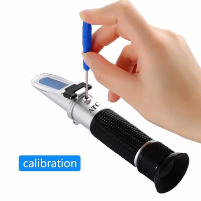 Réfractomètre portable 0-10%Mètre de test numérique Brix 0-100%Température automatique de salinité