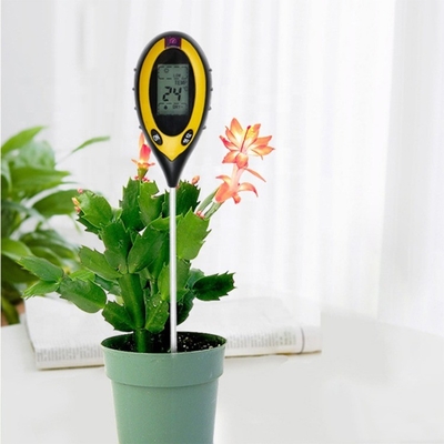 Testeur de l'humidité du pH du sol 0-2000 Testeur de l'humidité du pH pour les plantes en pot Jardins 4 en 1