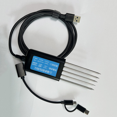 Sensor d'humidité pour l'agriculture à installation horizontale 7 en 1 analyseur de température USB NPK/PH/EC