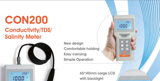 Soutien personnalisé OEM TDS Portable Conductivité Mesure de la salinité pour la recherche en laboratoire