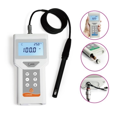 Testeur de conductivité LCD portatif de surveillance de l'eau 3 en 1 haute précision