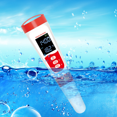Testeur professionnel numérique de contrôle de l'eau au stylo avec mesure TDS/EC/PH/température