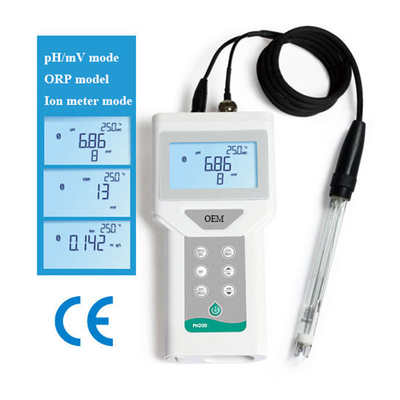 Support personnalisé pour les produits ODM, pH/ORP portable avec électrode remplaçable