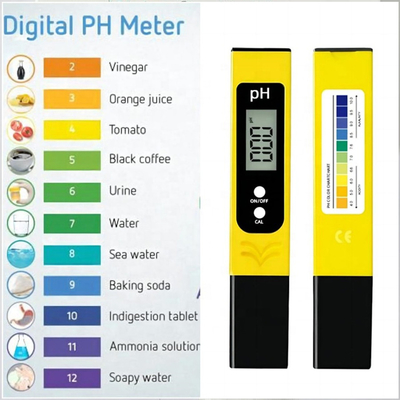 Testeur combiné portable TDS PH de 155 mm pour le traitement de l'eau