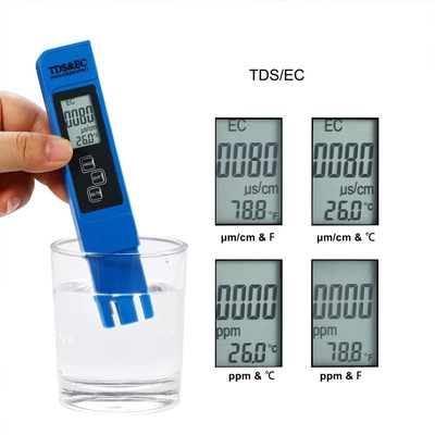 Affichage LCD 3 en 1 ATC Température TDS EC Mètre Portable pour l'aquarium