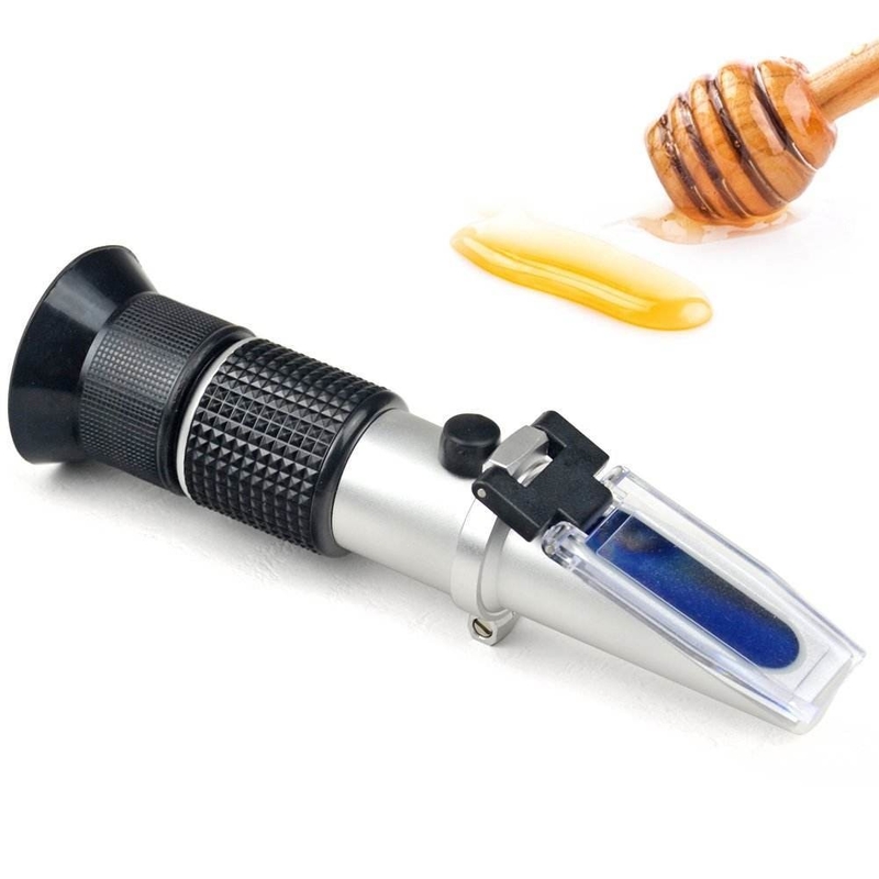 Réfractomètre portable compact Brix de 0 à 40% de Brix et de 0 à 25% d'alcool pour le sucre de vin