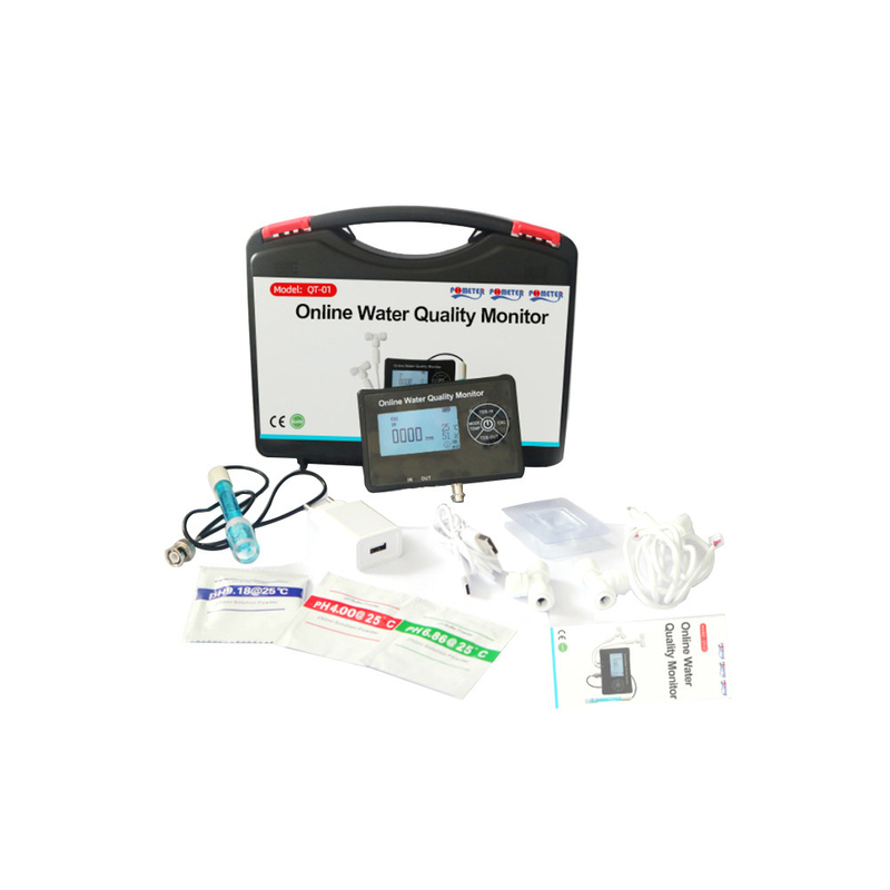 TDS/CE Plage 0-9999 ppm/us/cm Testeur d'eau à paramètres multiples pour la surveillance des aquariums